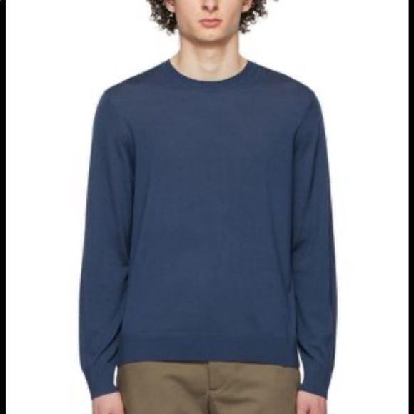Theory Other - Theory Riland Merino Wool crew neck sweater Sz L Mens